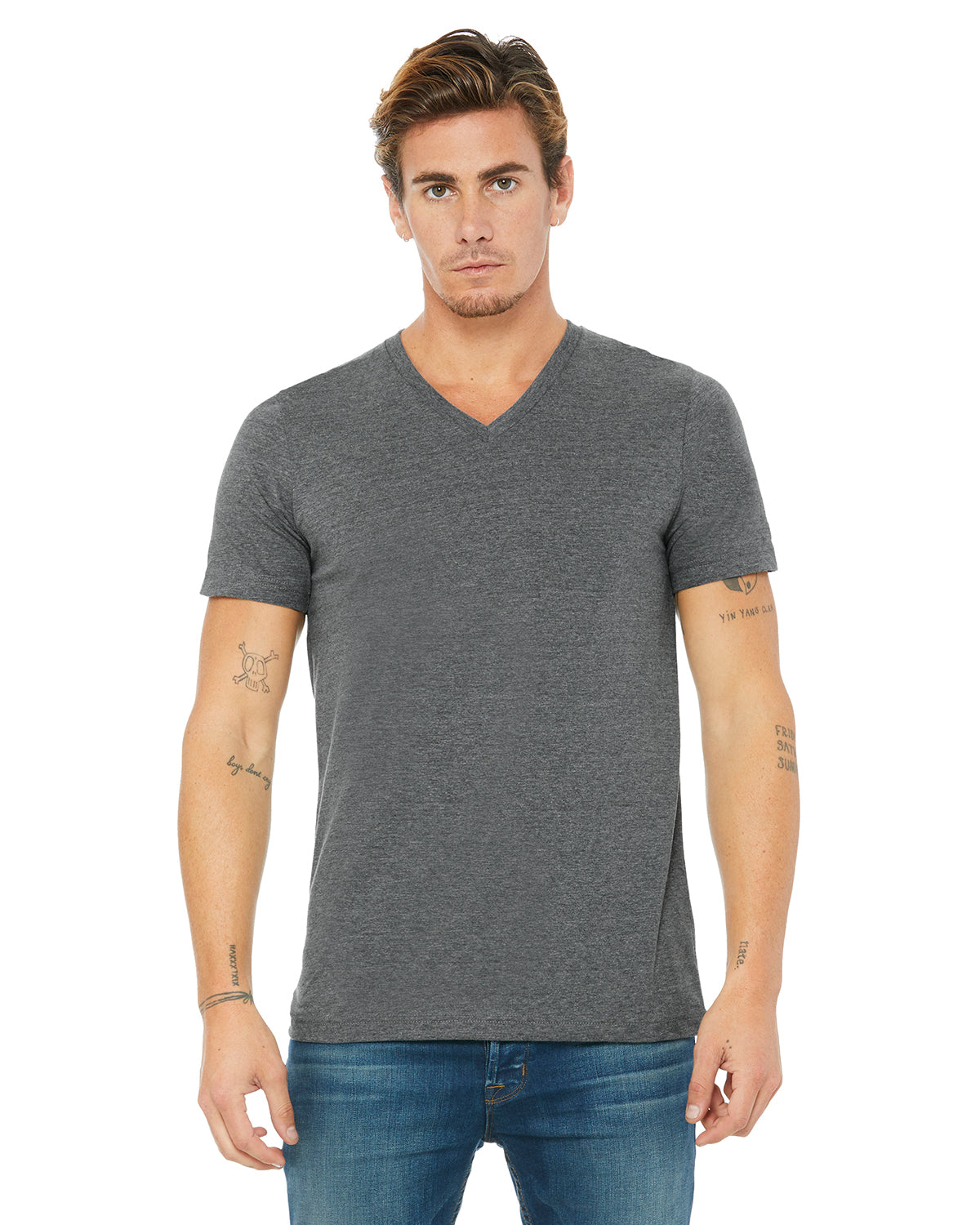 Bella+Canvas - Vneck Jersey Tee