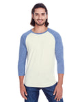 Threadfast - Unisex Tri-Blend Baseball Tee